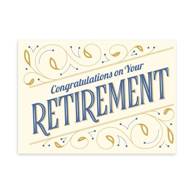 Elegant Congratulations Retirement Card