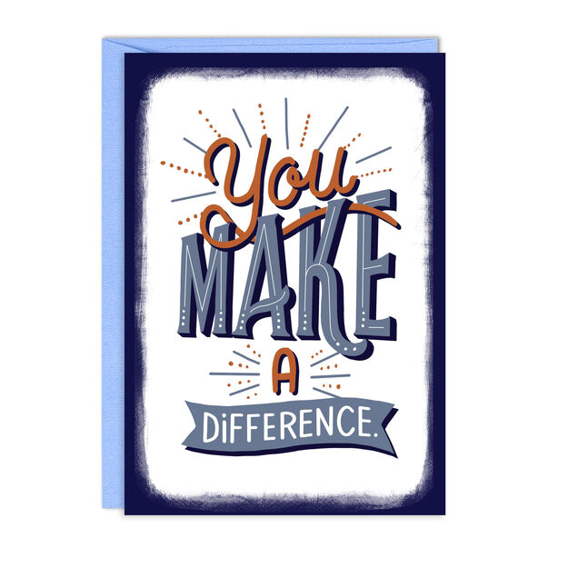 Make A Difference Employee Appreciation Card
